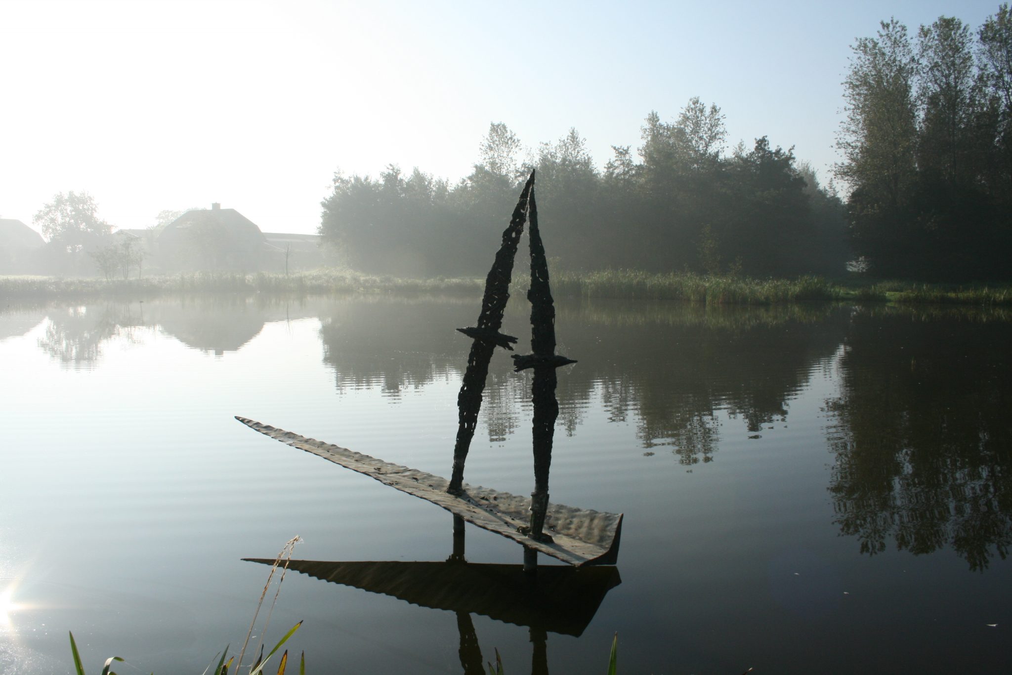 vogelkunstwerk Spookverlaat Hazerswoude Dorp