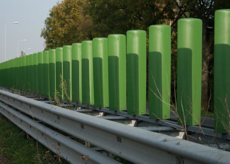 groene verkeerslamellen